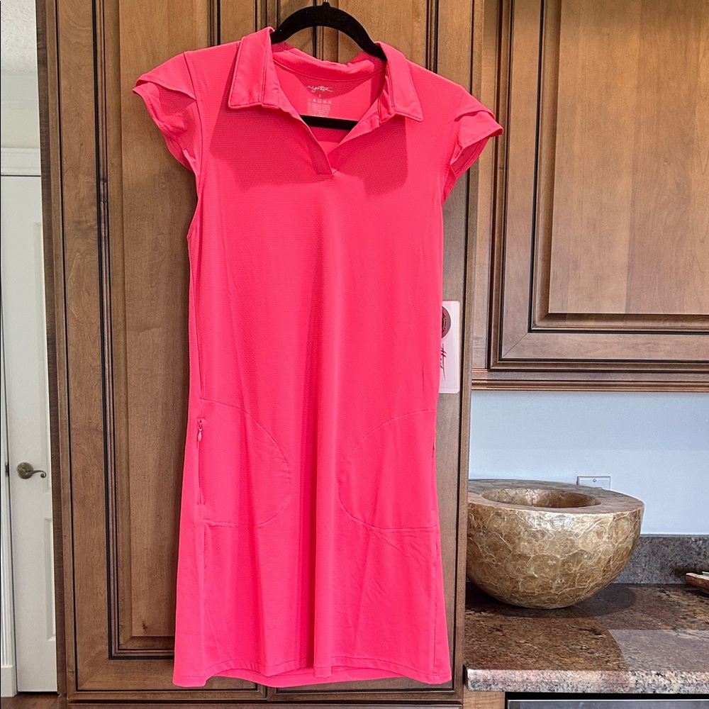 Gottex coral athletic dress w pockets